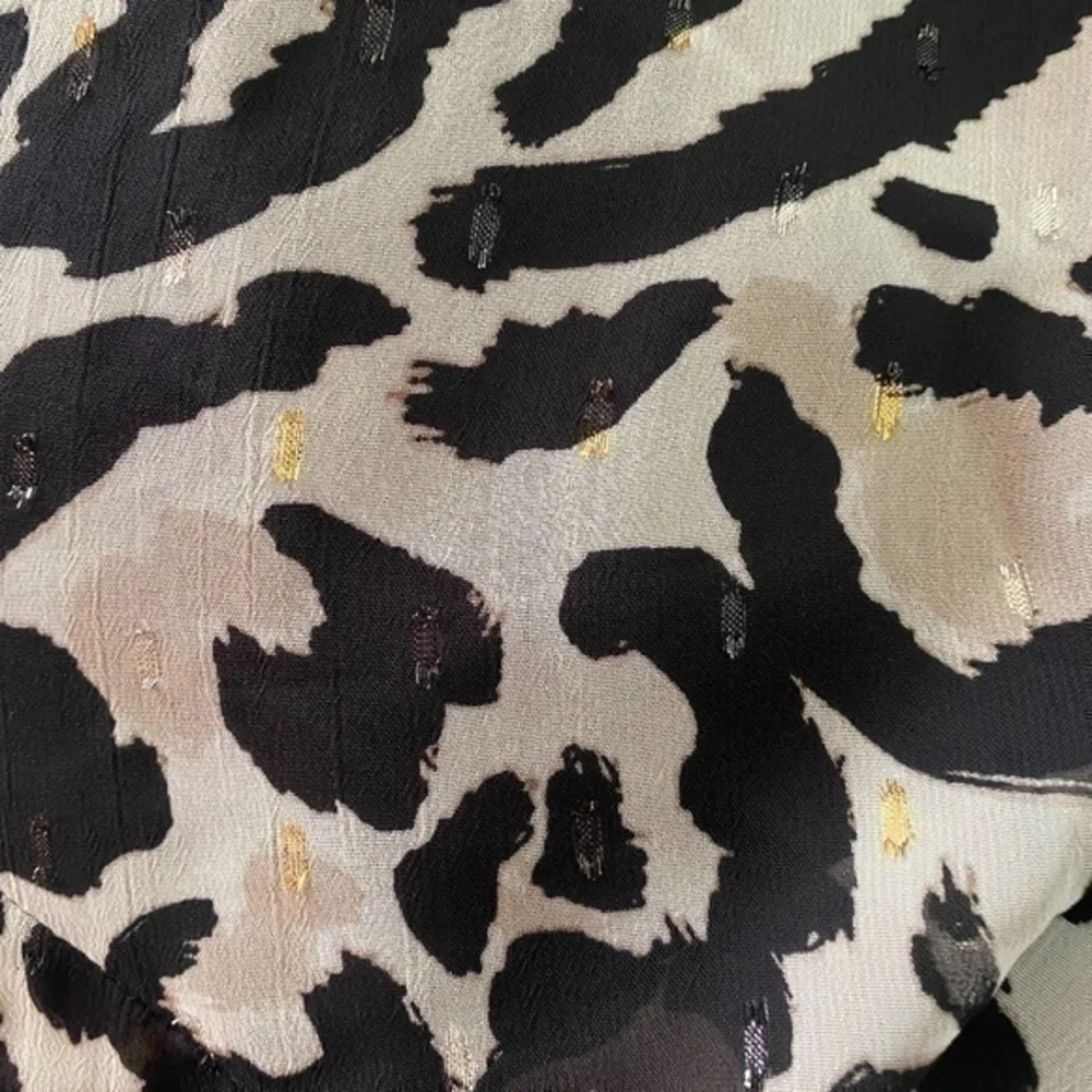 Eliza J Leopard Asymmetrical Skirt Size 4 NWT